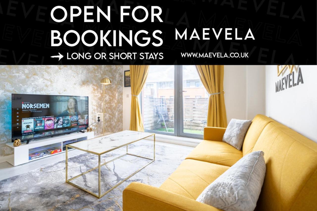 Maevela Apartments - Ultra Lavish Luxury 2 Bed Apartment City Centre - With Balcony - Free Secure Parking - Ps4 & Smart Tv'S เบอร์มิงแฮม ภายนอก รูปภาพ